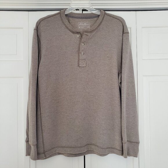 Eddie Bauer Men's Waffle Henley XL - Picture 1 of 8